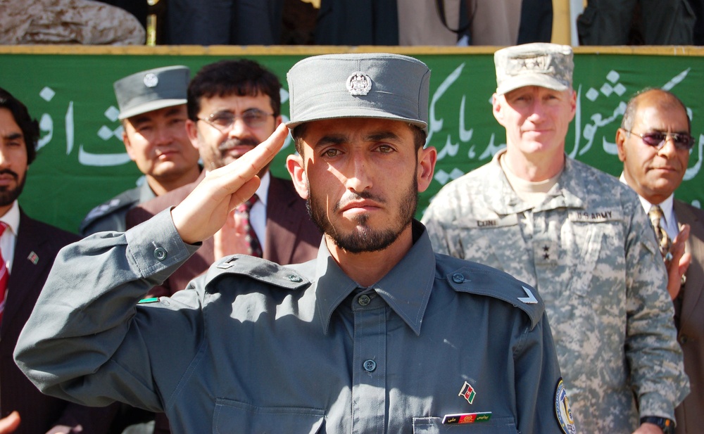 Afghan Police Graduate Honored at Ceremony in Kabul