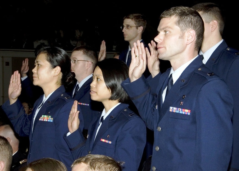 Air Force Graduates Sworn to Defend Constitution at Commencement