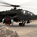 Apache Mechanics Prepare for Night Mission in Baghdad