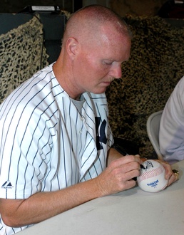 Former Yankees Pitcher Brings Joy to Deployed Troops in Afghanistan