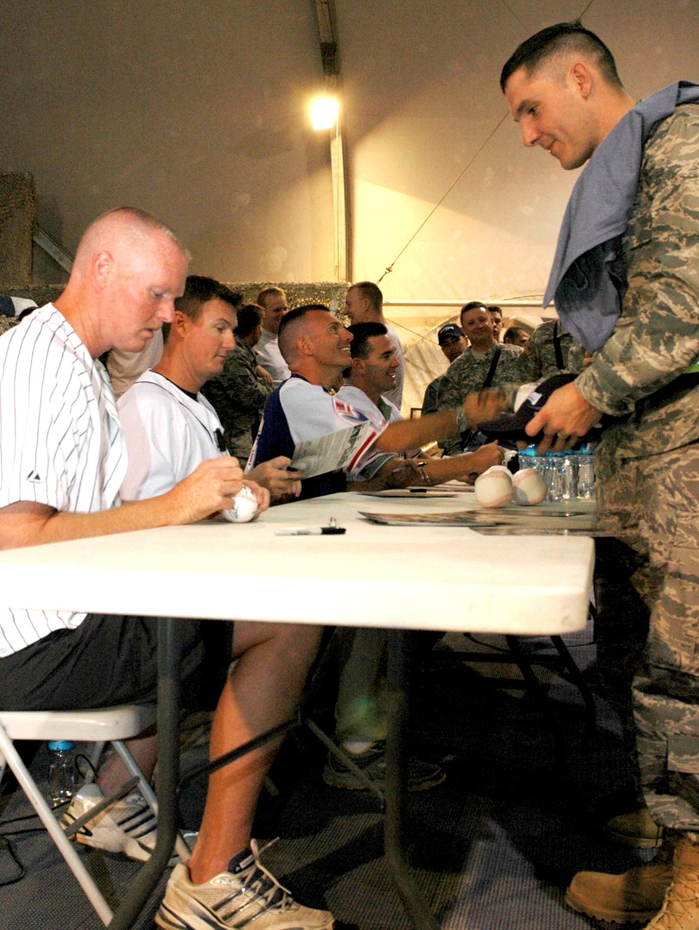 Yankees Pitcher Autographs Ball for Air Force Captain in Afghanistan