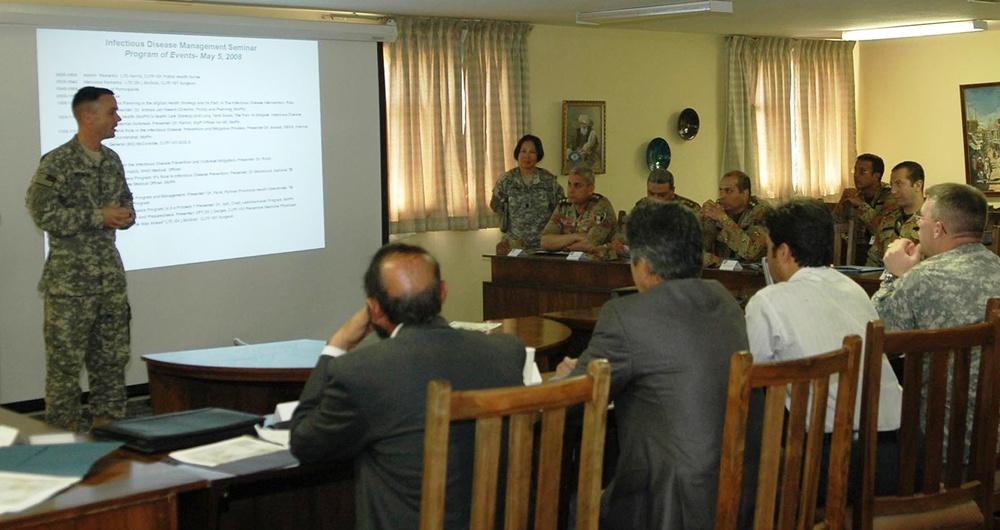Army Surgeon Leads Infectious Disease Seminar in Afghanistan