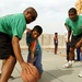 Soldiers Teach Iraqi Children Basketball Skills at Camp