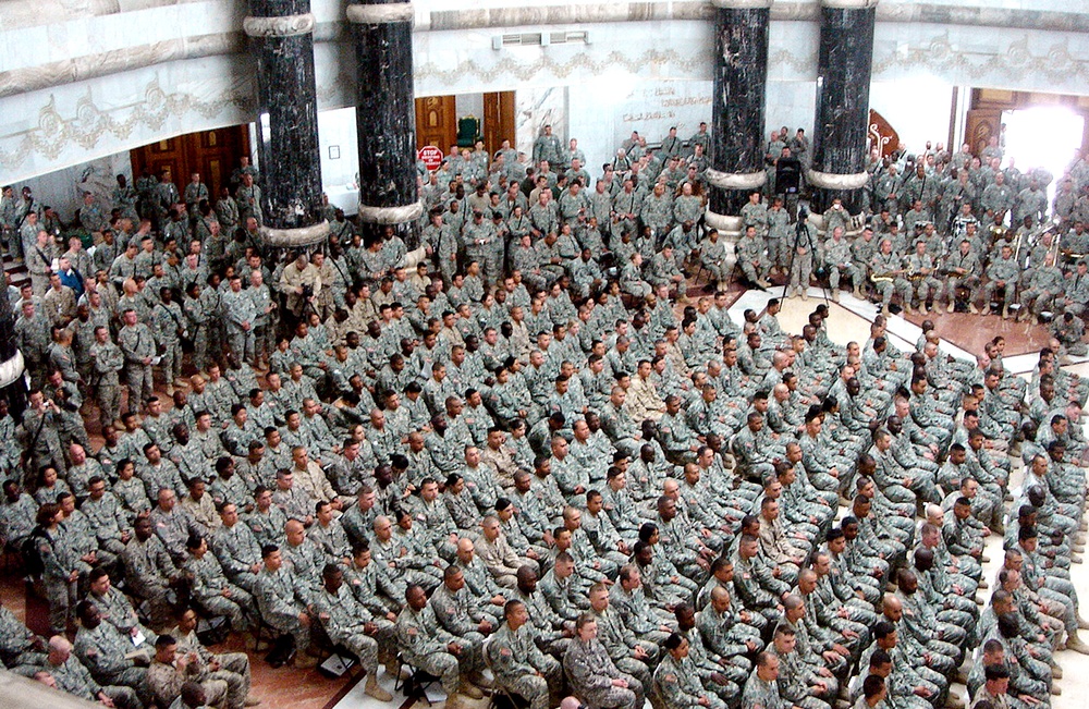 Soldiers Become U.S. Citizens at Naturalization Ceremony in Baghdad