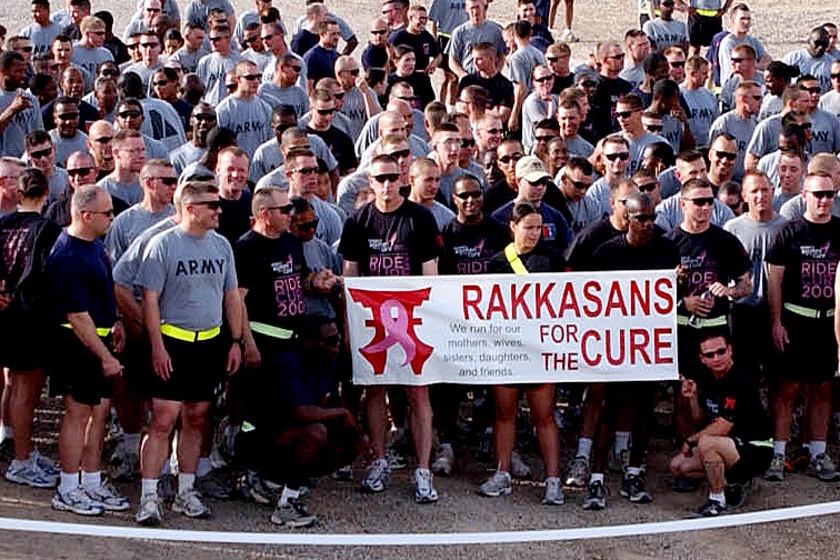 101st Airborne Soldiers Run for the Cure in Iraq
