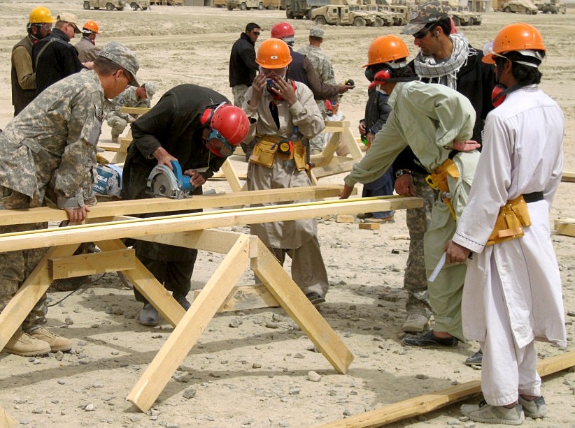 Army Engineer Teaches Saw Safety at Afghan Workshop