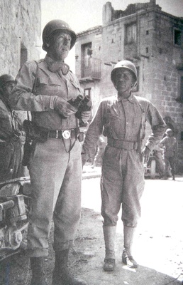 Patton and Roosevelt Confer in Sicily During WWII