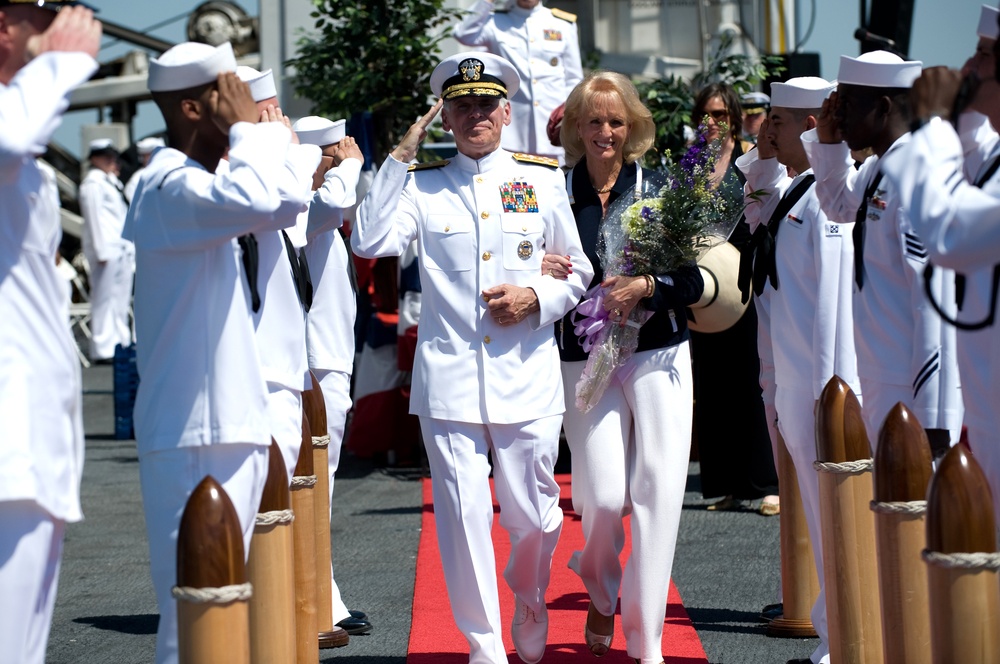Adm. William J. Fallon Retires After Decorated Naval Career
