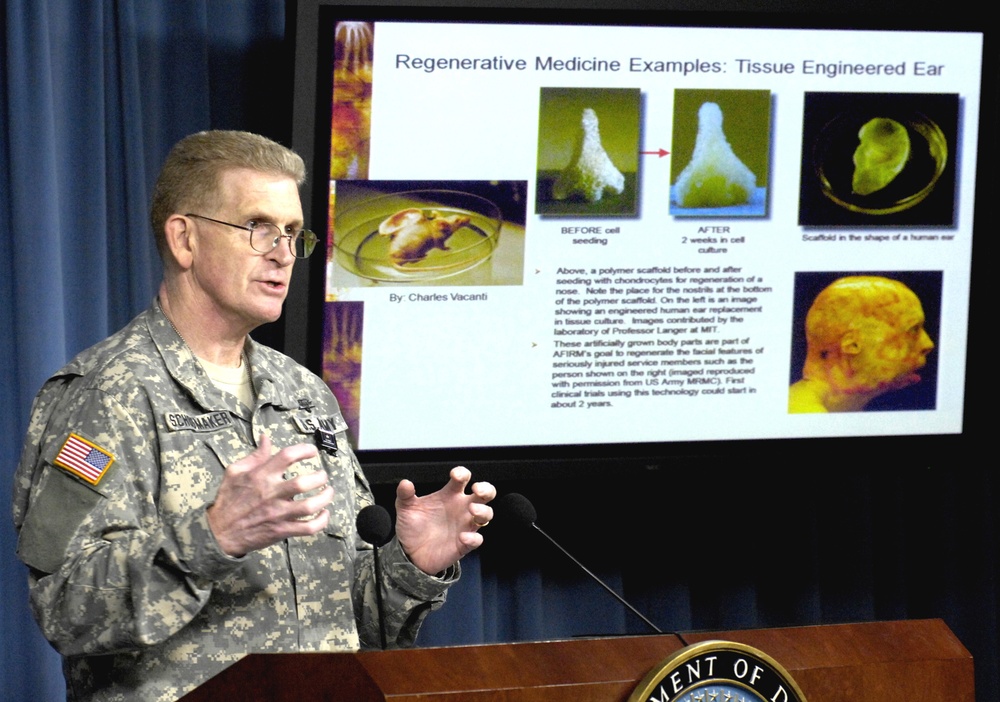 Army Surgeon General Discusses Pioneering Stem Cell Treatment for Wounded Warrior