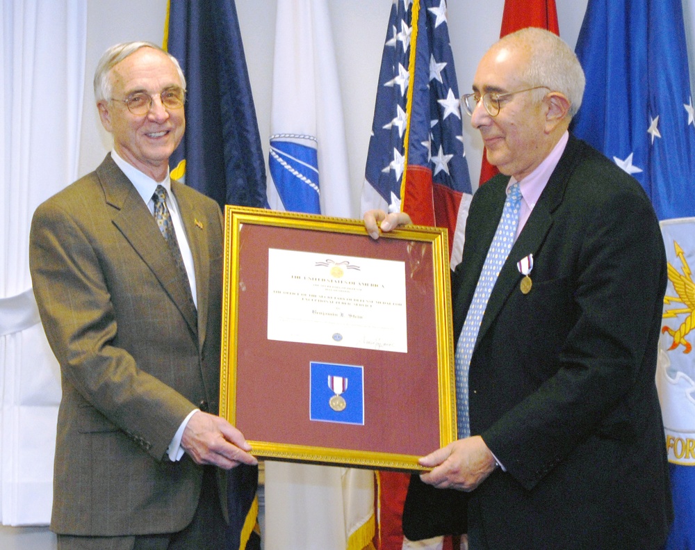 Ben Stein Honored with Exceptional Public Service Award at Pentagon Ceremony