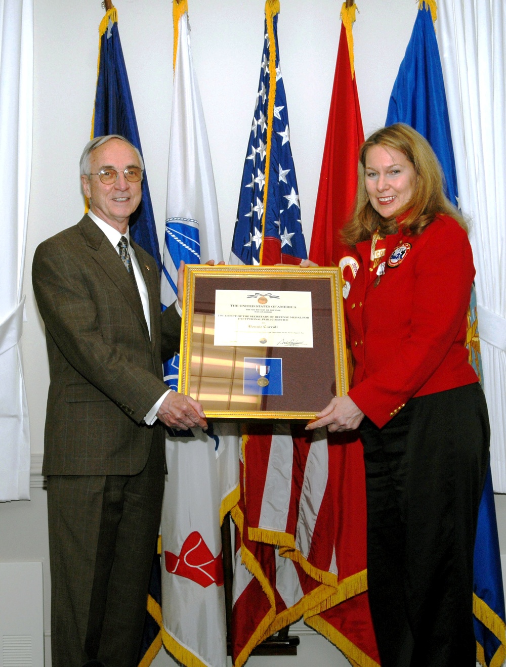 Bonnie Carroll Honored with Exceptional Public Service Award