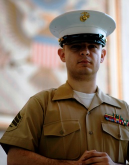 Marine Security Guard Shares Enthusiasm for Duty in Jakarta