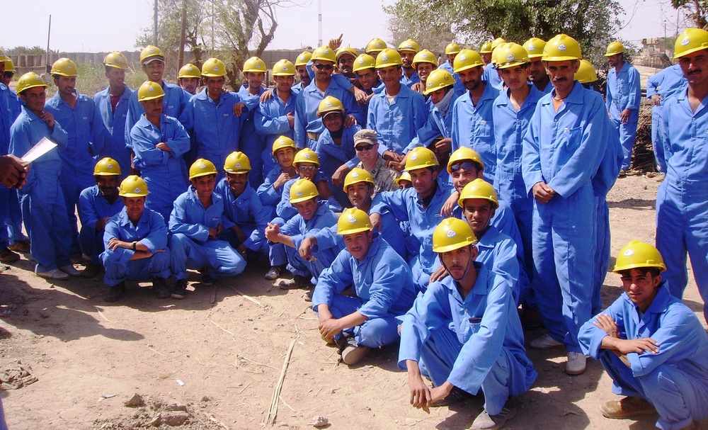 Air Force Capt. Leads Team Teaching Construction Basics in Iraq