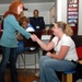 Comedian Kathy Griffin Visits Wounded Troops at Walter Reed