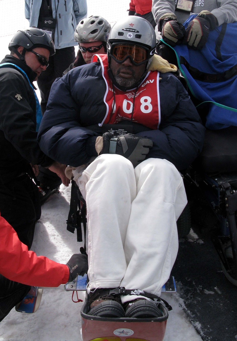 Vietnam Vet with MS Conquers Slopes on Sit-Ski