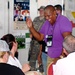 Morale Booster 'Big Momma' Connects with Troops at Camp Buehring