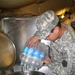 Soldier Prepares Lunch at Forward Operating Base in Afghanistan