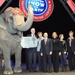 Circus Elephant Supports U.S. Military