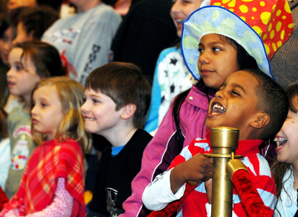 Clowns Delight Children at Ringling Bros. Circus Opening Night