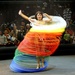 Circus Performer Spins 60 Hula Hoops Simultaneously