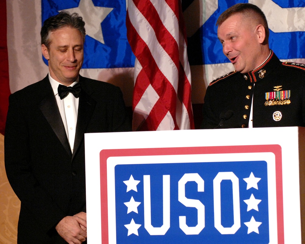 Marine General Jokes About Jon Stewart at USO Awards
