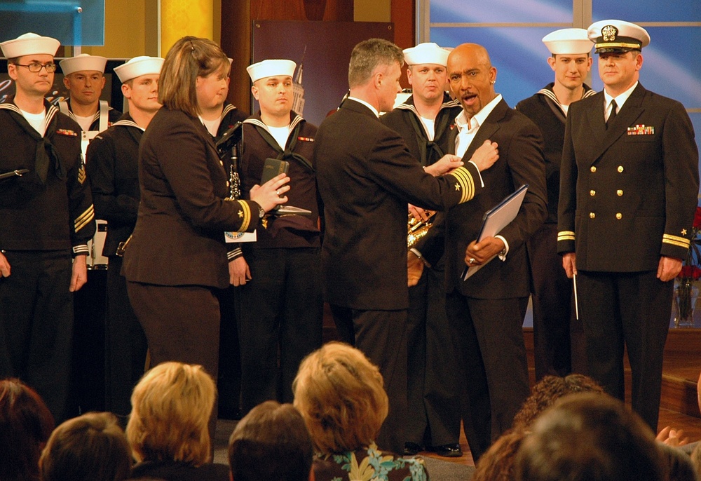 Montel Williams Honored with Navy's Superior Public Service Award