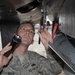Air Force Crew Chief Inspects F-15E Strike Eagle at Bagram Air Base