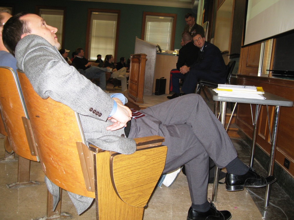 Military Speakers Address University of Cincinnati Students