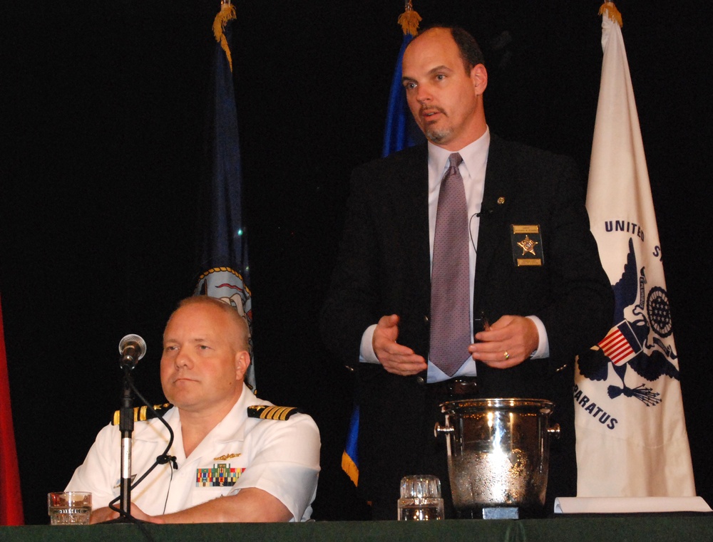 Navy Captain and County Sheriff Honored at Emergency Preparedness Workshop