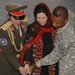 Afghan, U.S. Military Leaders Celebrate International Women's Day at Bagram Air Base