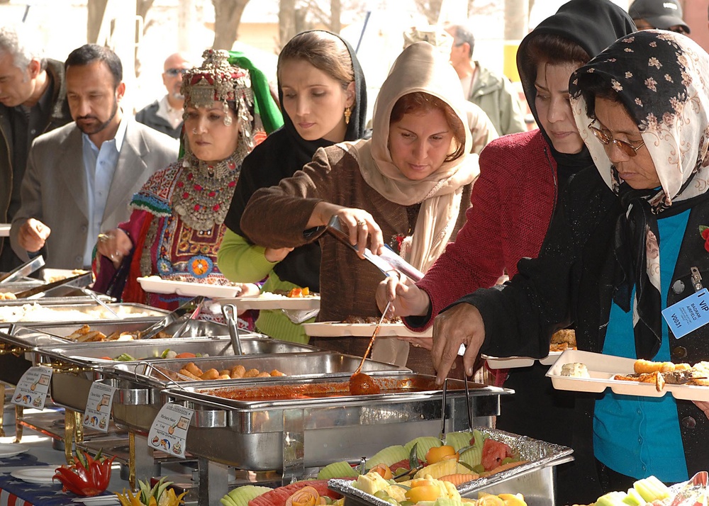 Afghan Women Gather for International Women's Day Celebration at Bagram Air Base