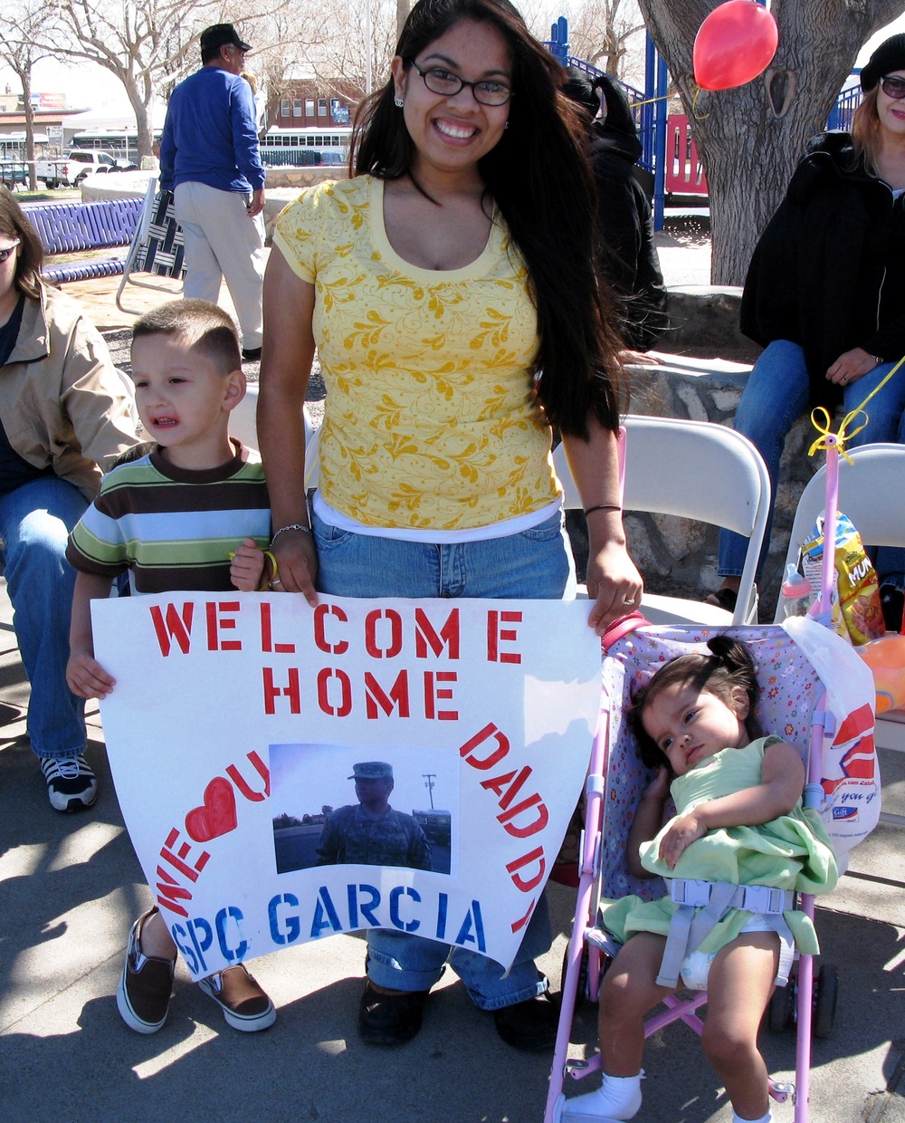 Family Reunited as Soldier Returns Home from Deployment