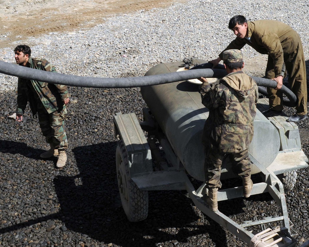 Afghan National Army Fuels Operations Across Country
