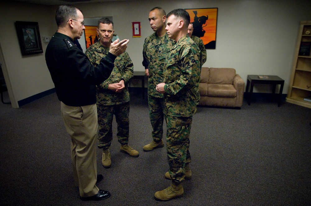 Top Military Leaders Visit Wounded Warriors at Camp Pendleton