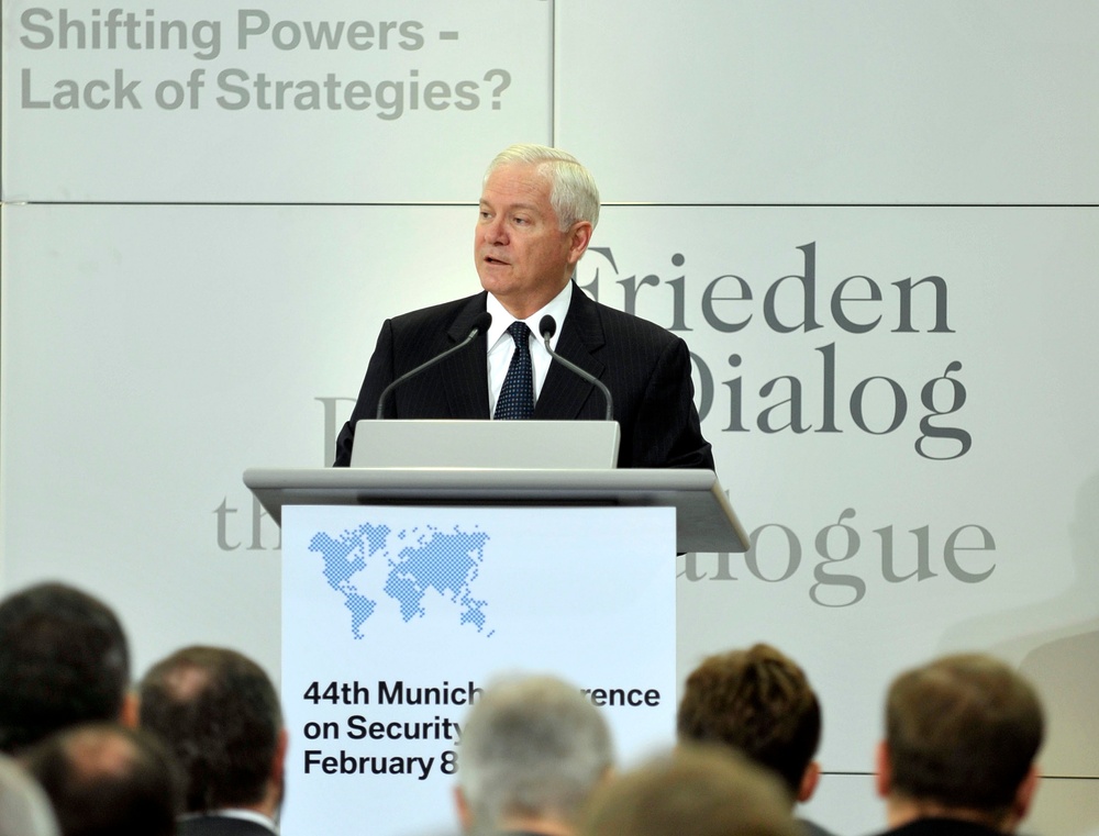 Gates Addresses Security Policy at Munich Conference