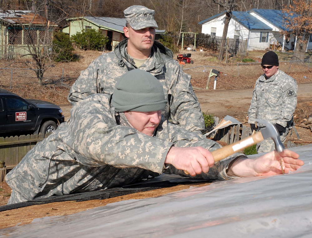 Arkansas National Guard Troops Assist in Tornado Recovery Efforts