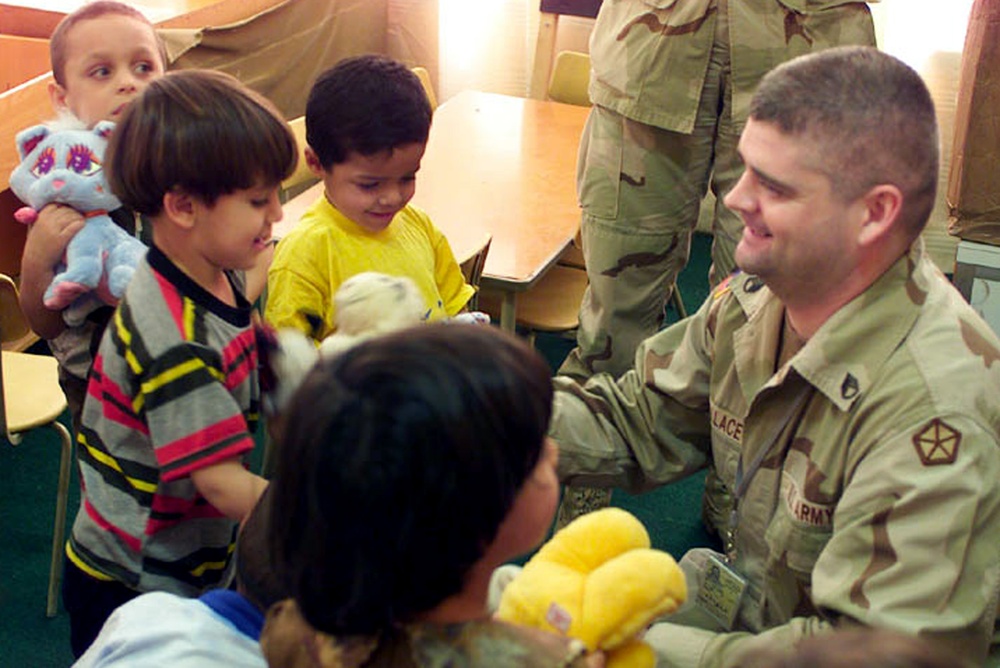 Soldier Spreads Holiday Cheer with Toy Donations in Iraq