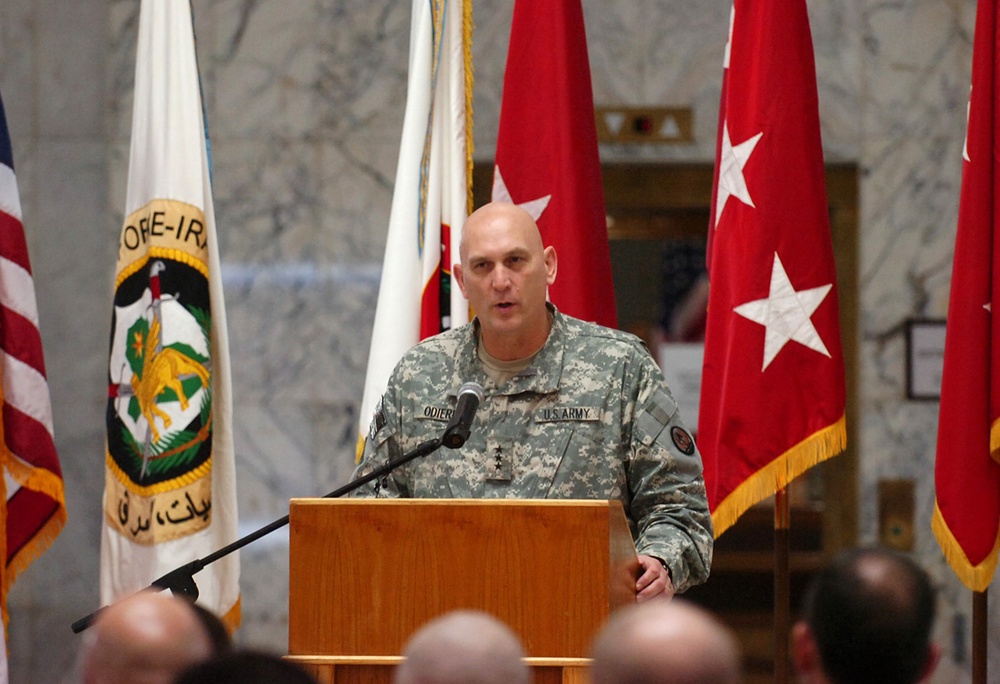 Multinational Corps Iraq Commander Honors Fallen Troops at Memorial Ceremony
