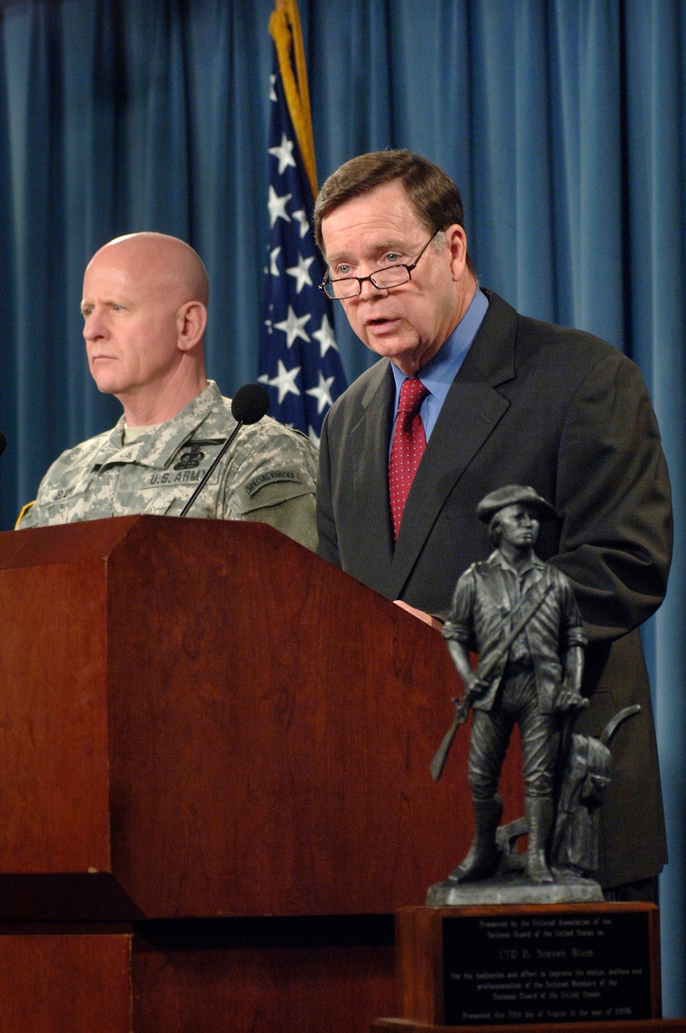 Defense Officials Hold Joint Press Conference at Pentagon