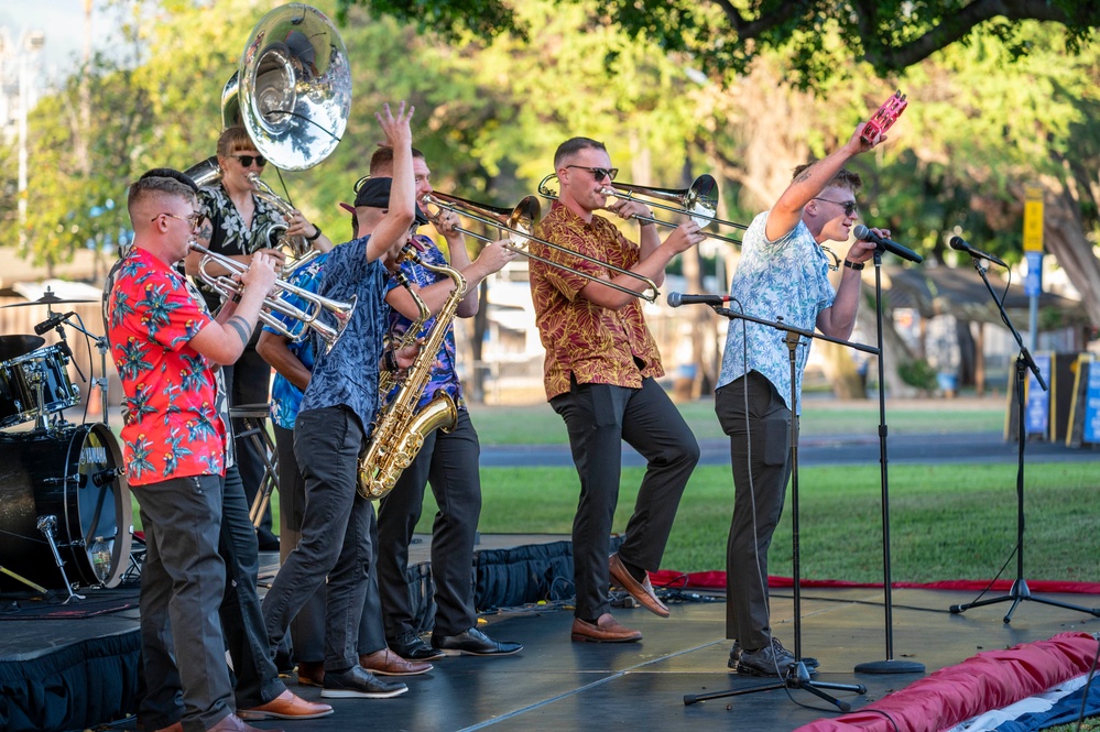 Indo-Pacific military bands perform at USINDOPACOM summer engagement in honor of Hawaii community partners