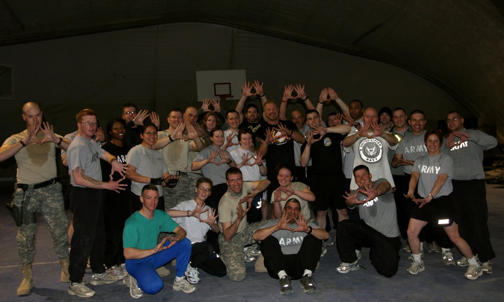 Diamond Dallas Page Leads &quot;Yoga for Regular Guys&quot; Workout with Servicemembers