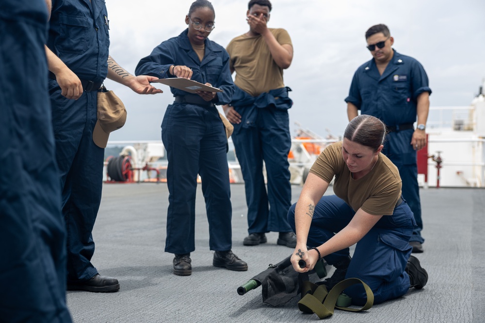 Litter Bearer Training USNS Comfort