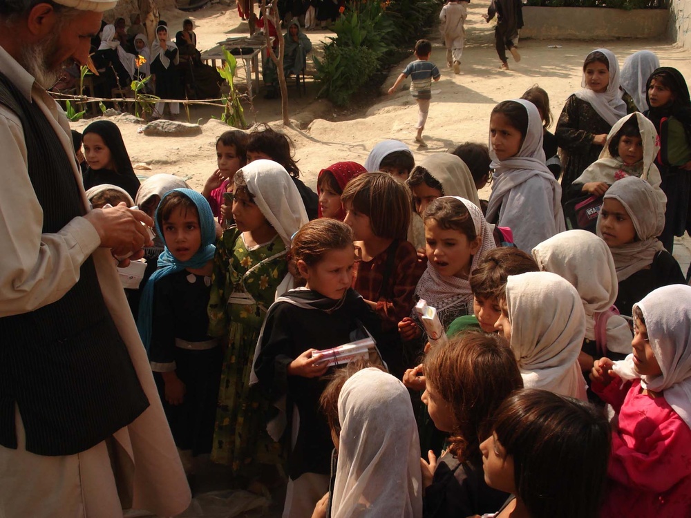 Afghan Children Receive Basic Hygiene Supplies for First Time