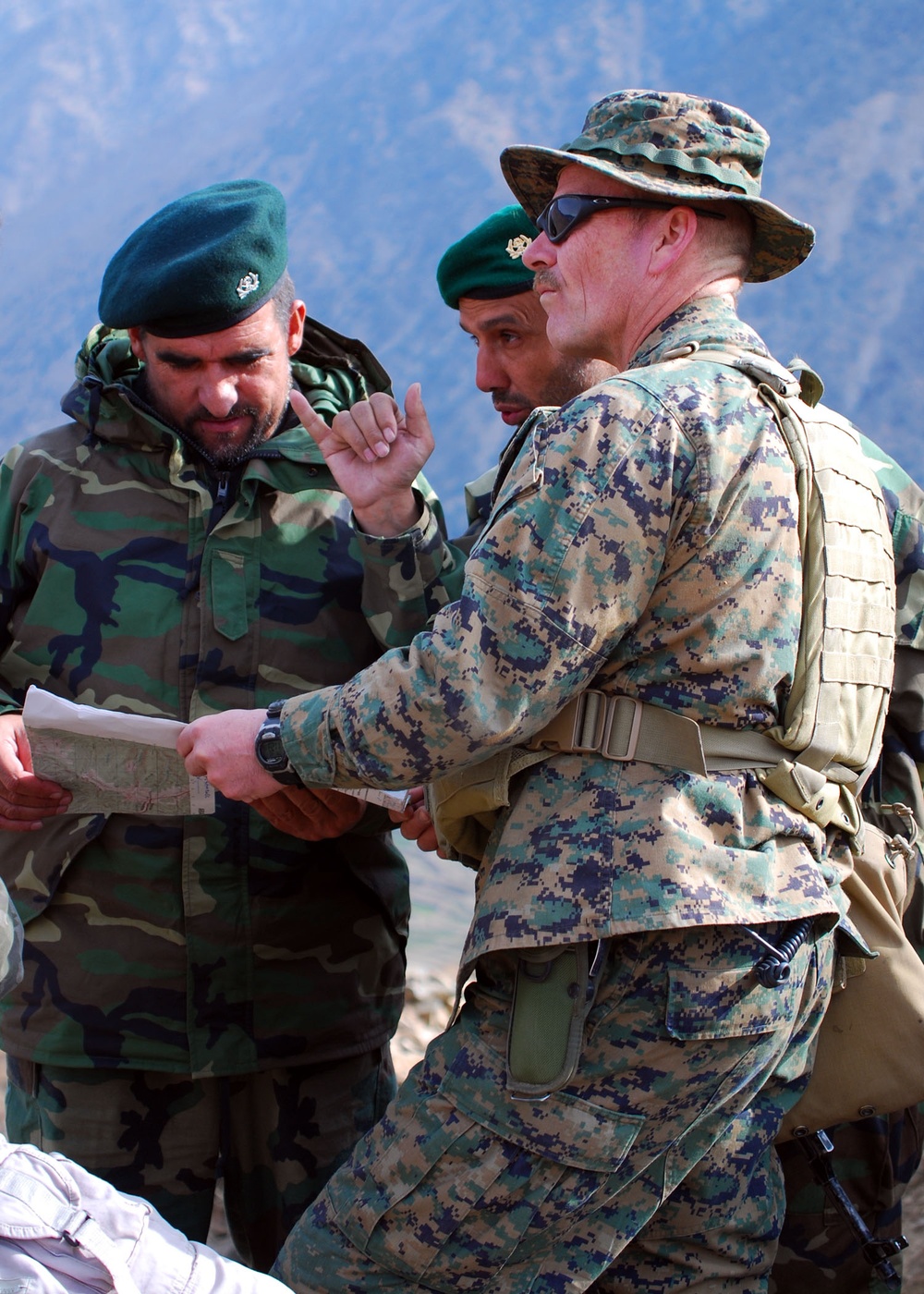 U.S. and Afghan Military Leaders Discuss Tactics in Eastern Afghanistan