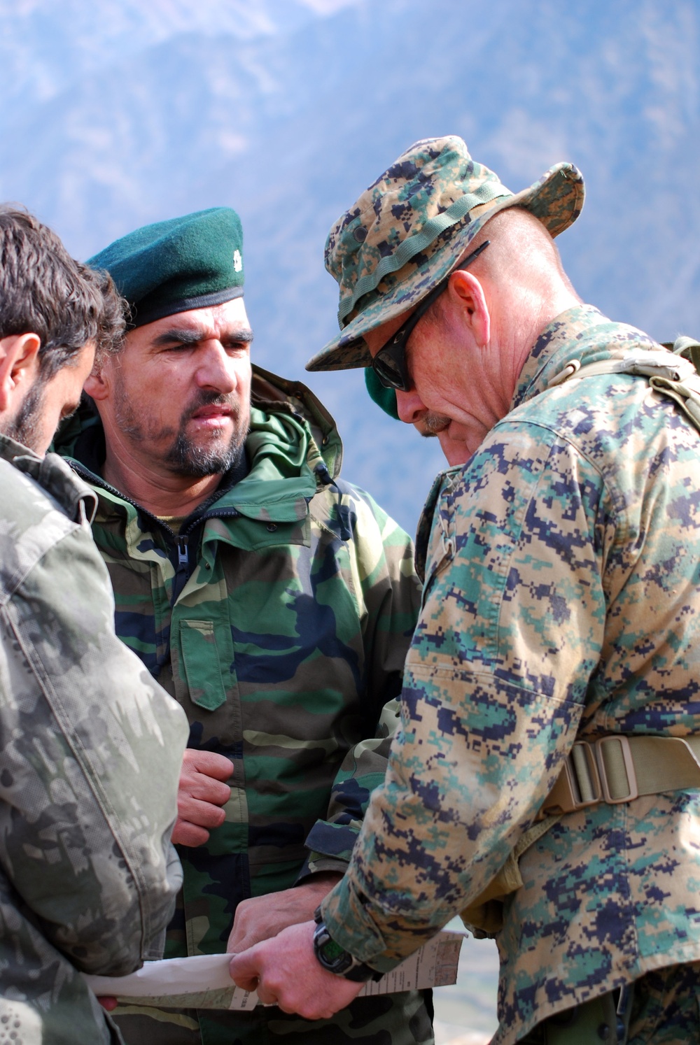 U.S. and Afghan Military Leaders Discuss Tactics in Eastern Afghanistan