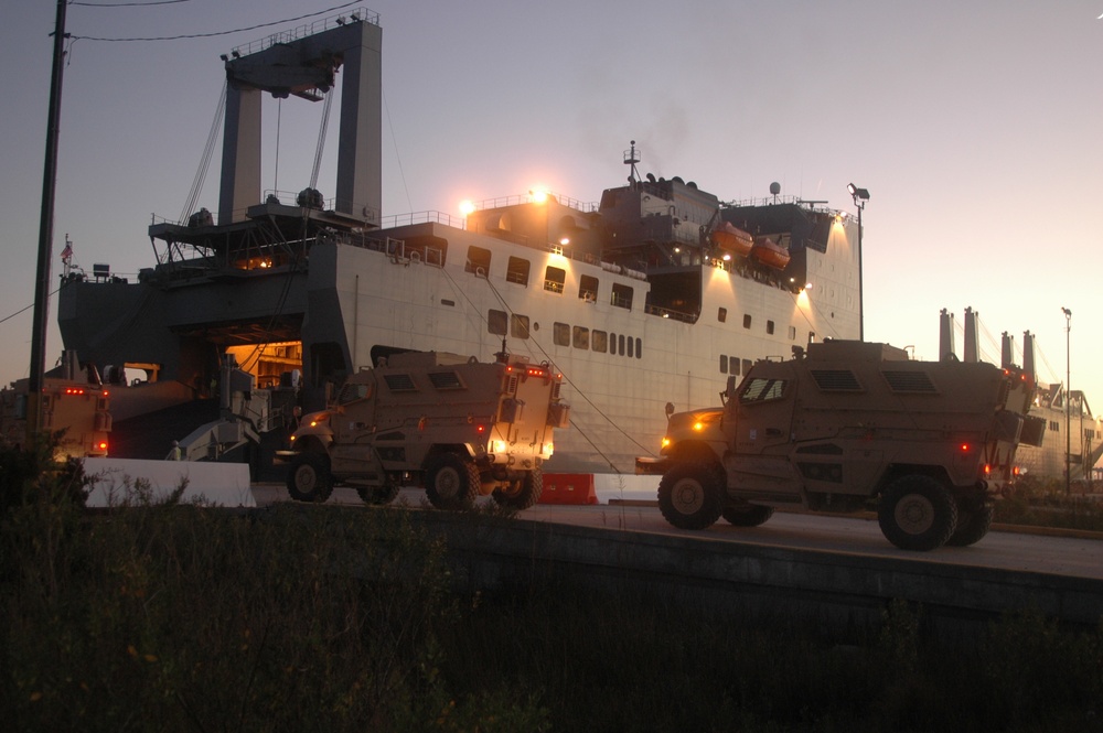 DVIDS - News - Charleston Operations Speed MRAPs to Theater