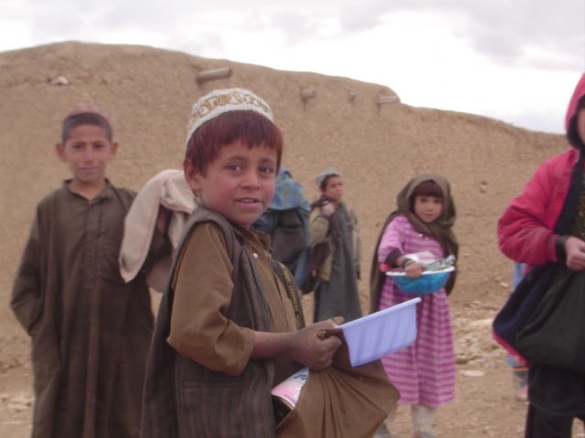 Afghan Forces Provide Aid to Villagers in Oruzgan Province