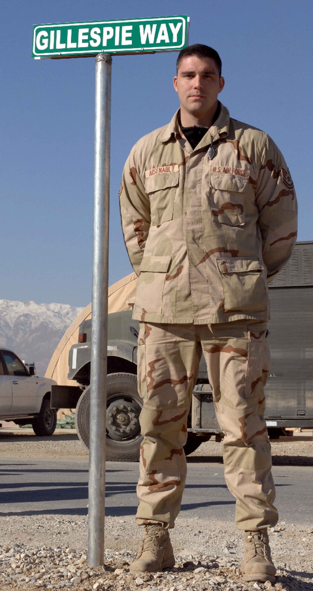Air Force Tech. Sgt. Honors Fallen Comrade with Road Dedication