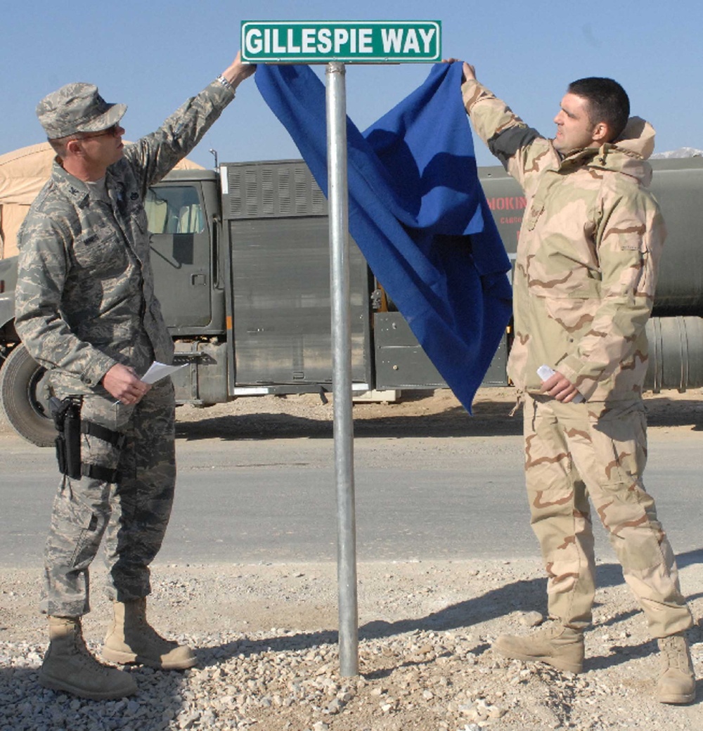 Air Force Honors Fallen Fuels Specialist with Road Dedication