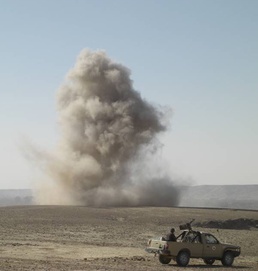 Afghan Soldiers Detonate Discovered IED in Helmand Province